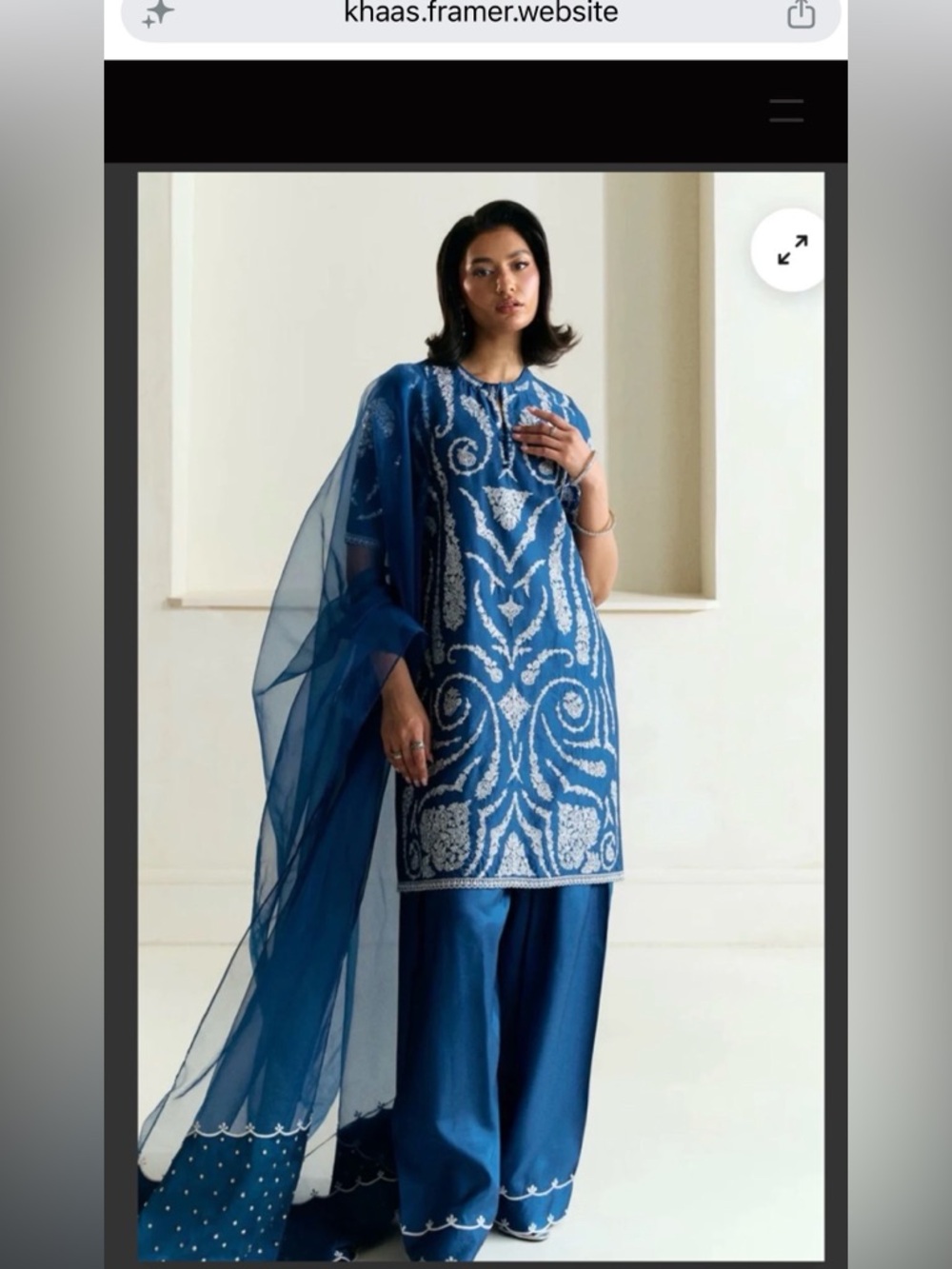 NWT Zara Shahjahan Teal Suit Pakistani Semi Formal